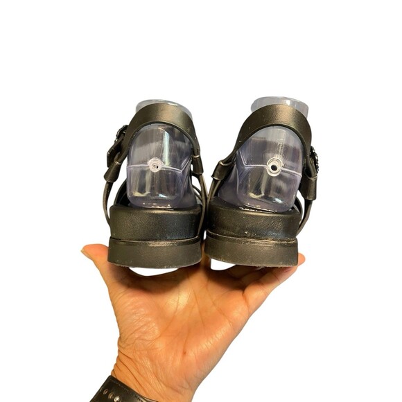 Sam & Libby Women's Black Size 9.5 Chunky Abigail Fisherman Footbed Sandal - Picture 7 of 16